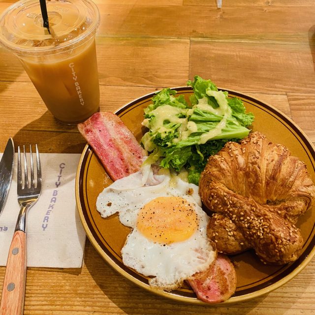 THE CITY BAKERY グランフロント CBブレックファースト コーヒーセット