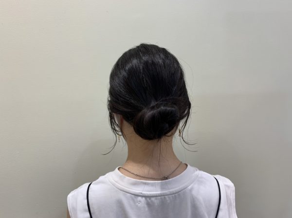 髪が多くても寝ぐせのままでも作れるまとめ髪
