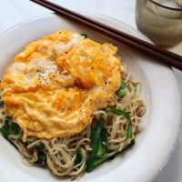 ニラ玉焼きそうめん