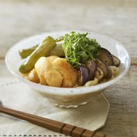 鶏肉と秋ナスの焼きびたし