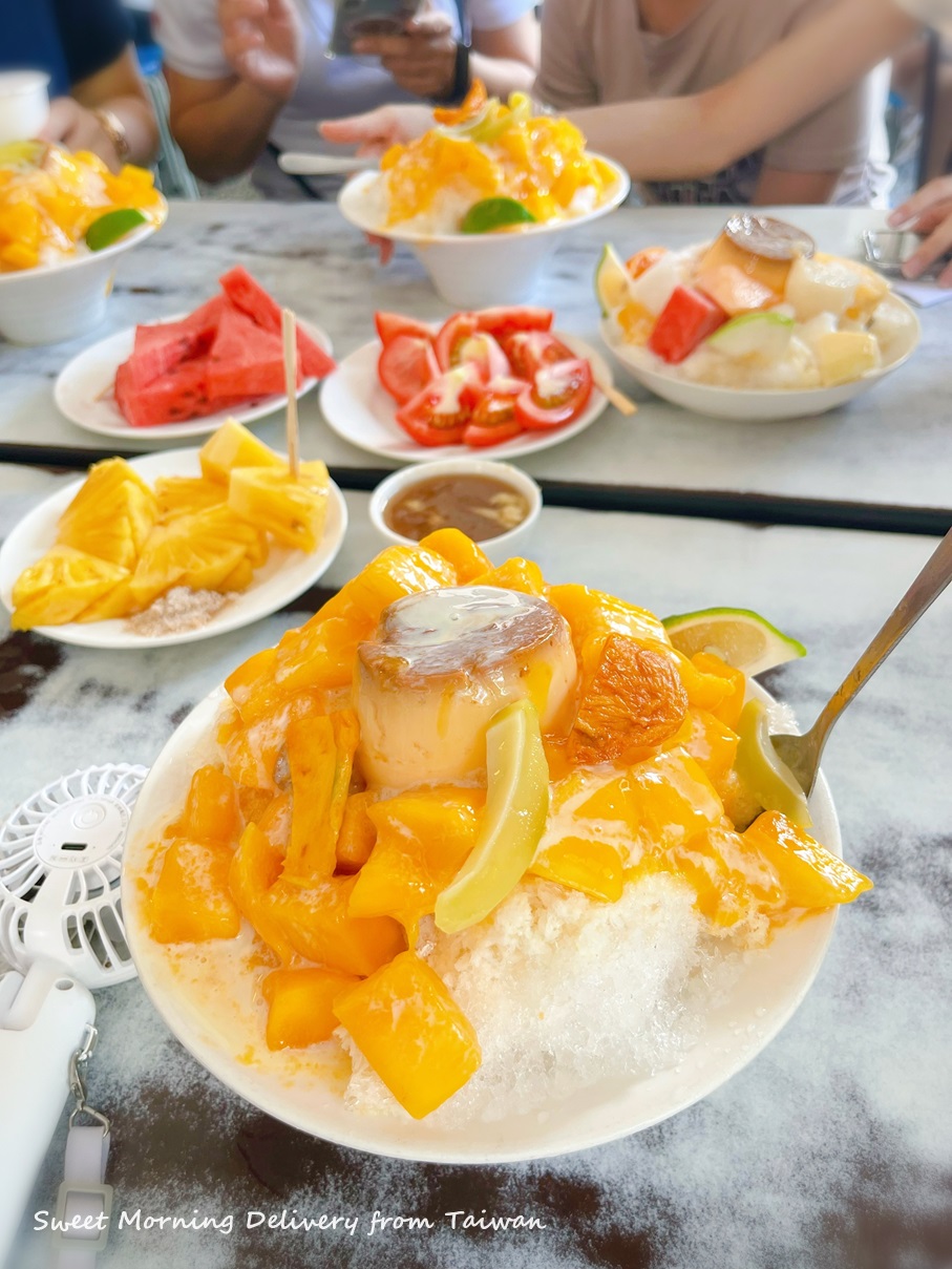 朝一でかき氷を食べる夏 in 台湾