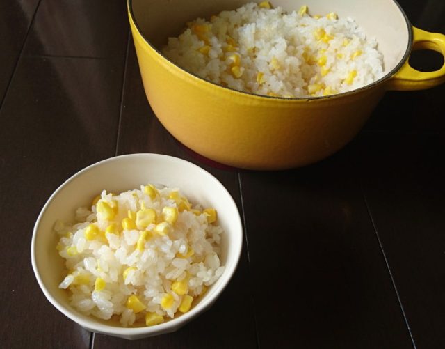 とうもろこしごはん