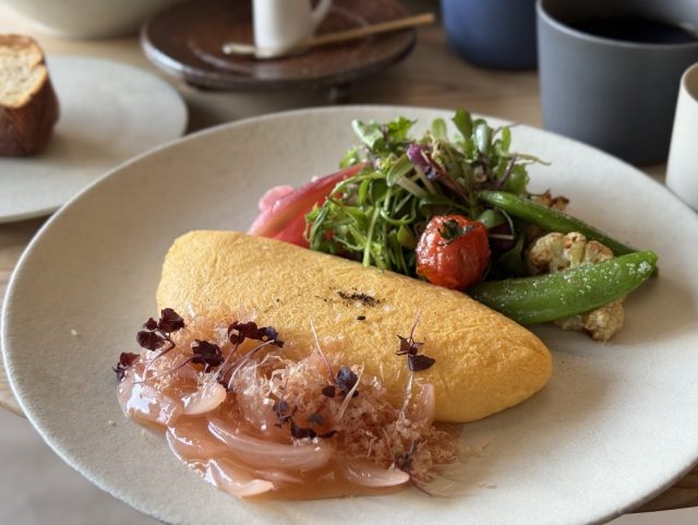 喫茶喜心kyoto 洋朝食 オムレツ