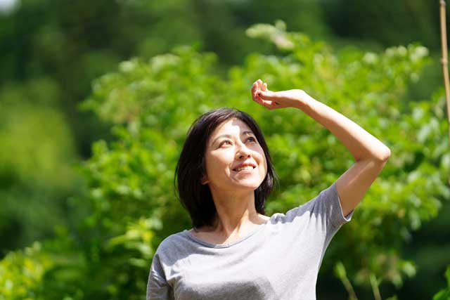 紫外線　女性 