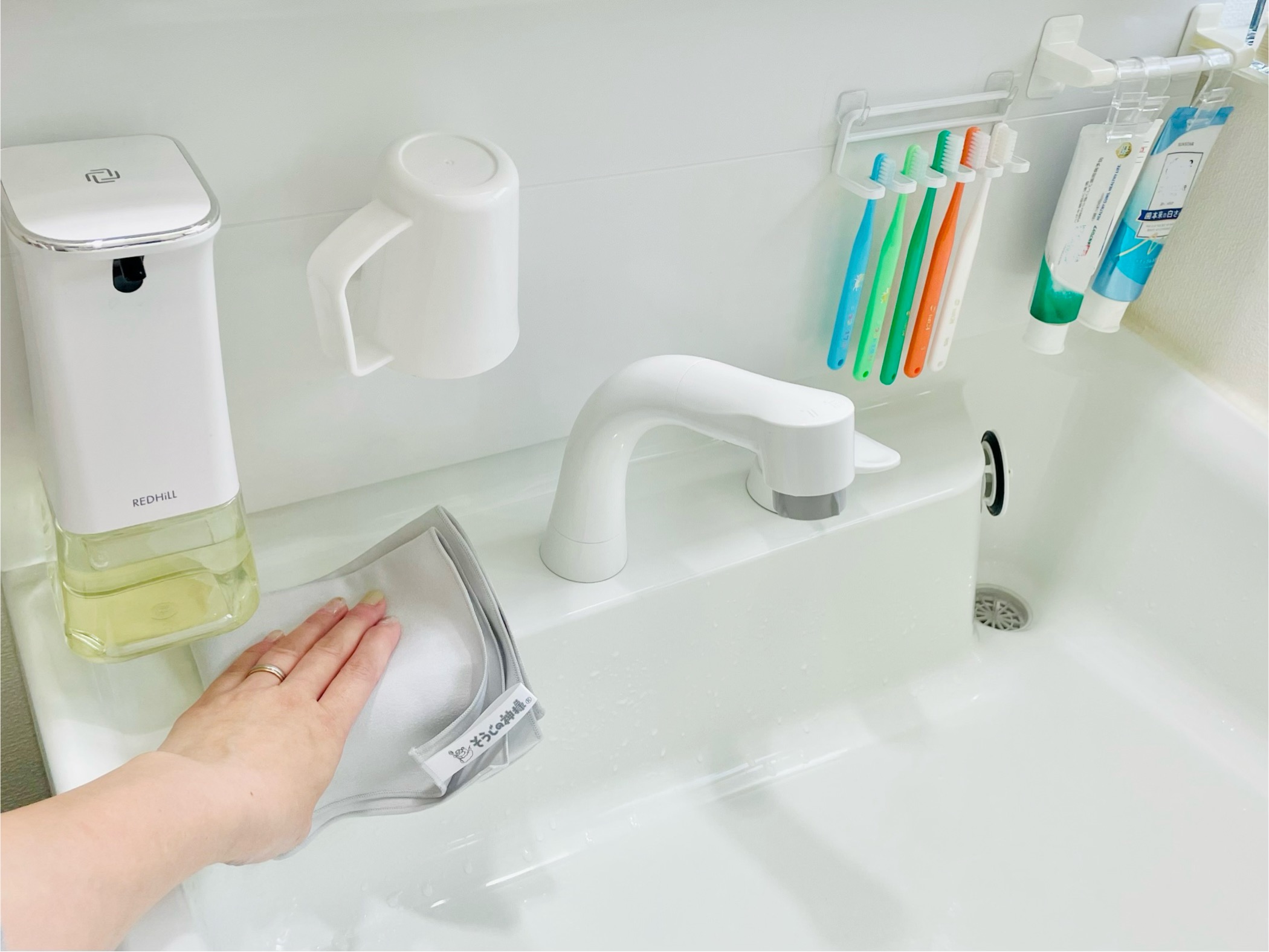 朝1分で完了！簡単にキレイが叶う「水まわり」ラクラク掃除術3選