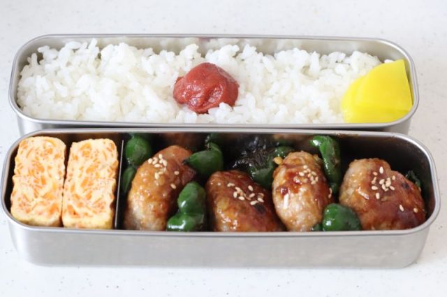 2品弁当の詰め方