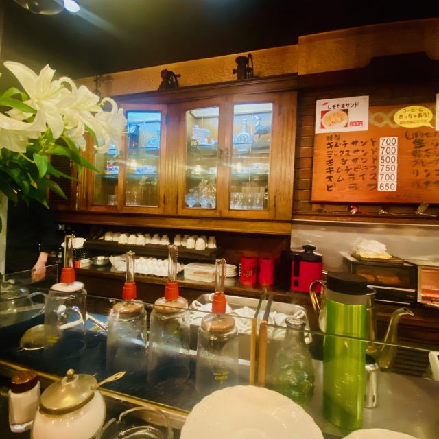 大阪 珈琲館ロックヴィラ 店内