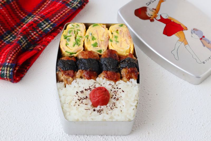 幼児にもおすすめ！簡単「豚のり巻き唐揚げ」「ピーマン卵焼き」2品弁当
