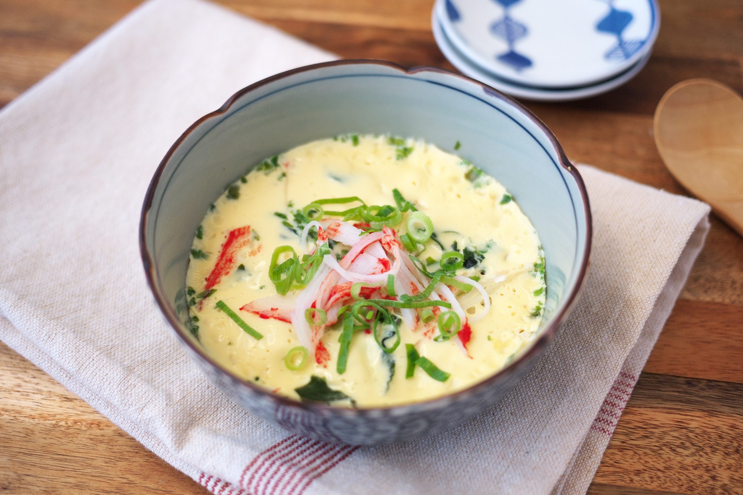 5分で温活！レンジで簡単♪「豆乳のクリーミー茶碗蒸し」