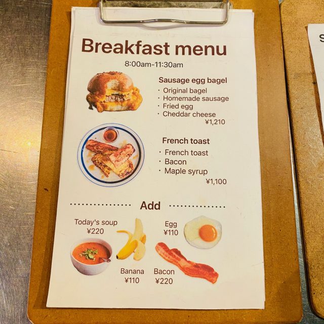 なんば駅 WHISK UP BAKED GOOD 週末限定モーニングメニュー