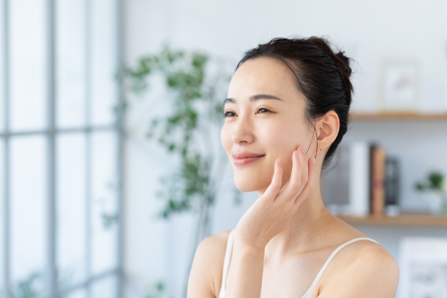 肌 女性