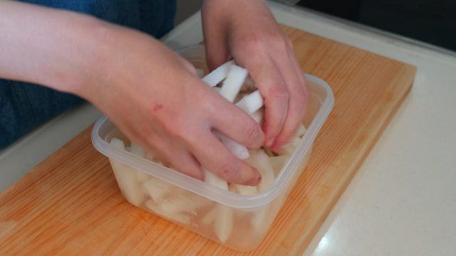 水分 しぼる