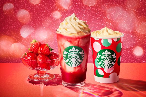 ホリデーシーズン限定！飲み逃したくない♪スタバ「メリーベリー ストロベリー フラペチーノ®」