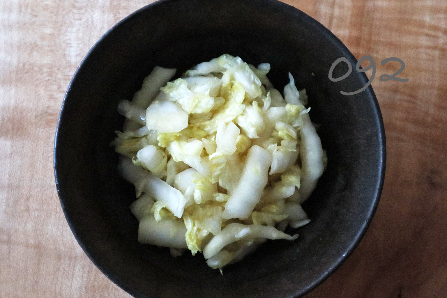 袋ひとつで簡単！忙しい朝にもおすすめ「白菜ナムル」