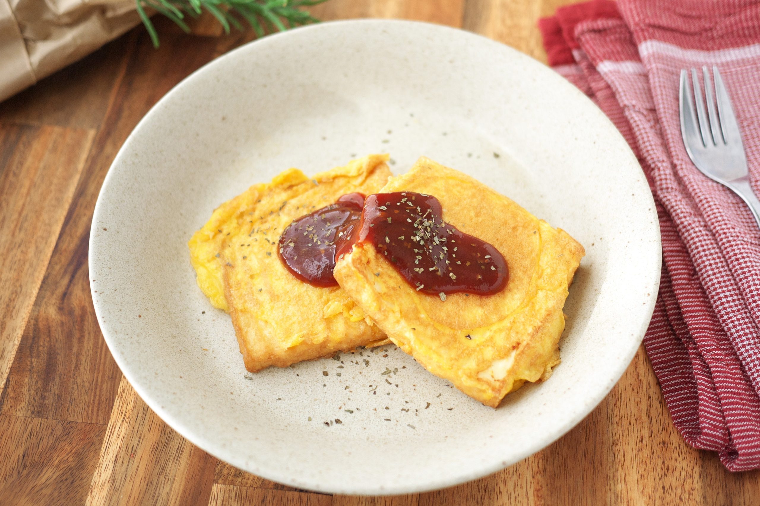 高たんぱく節約おかず！ワンパンでお手軽「厚揚げのピカタ」