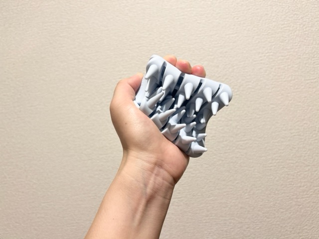 マペペ シリコーンスカルプブラシ スカイブルー