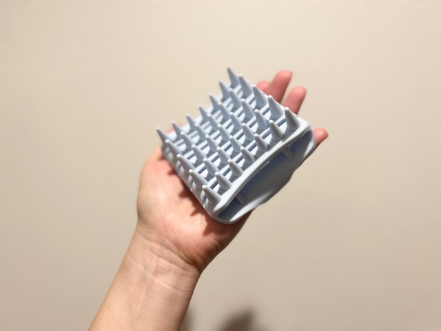 マペペ シリコーンスカルプブラシ スカイブルー