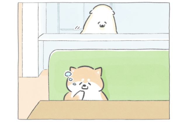 【四コマ漫画】vol.147「春の風」｜おはよう！おしばと愉快な仲間たち
