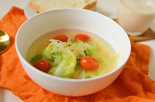 食べるコンソメスープ