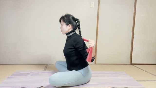 「背中痩せ」ピラティス