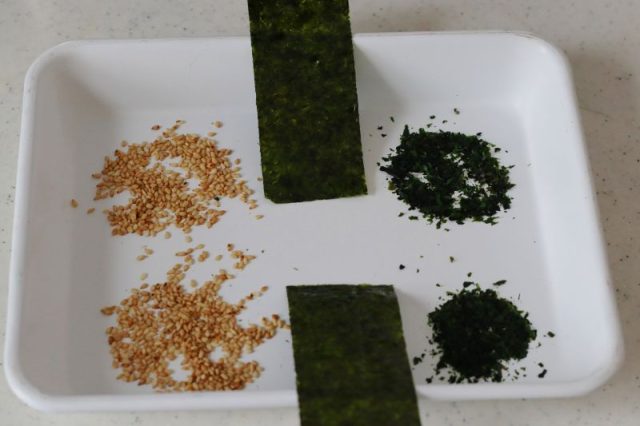 ごまと海苔と青海苔