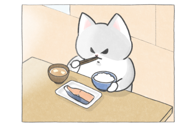 【四コマ漫画】vol.150「差し入れ」｜おはよう！おしばと愉快な仲間たち