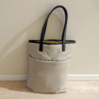 大きめポケット付き フラットで持ちやすい PCバッグ