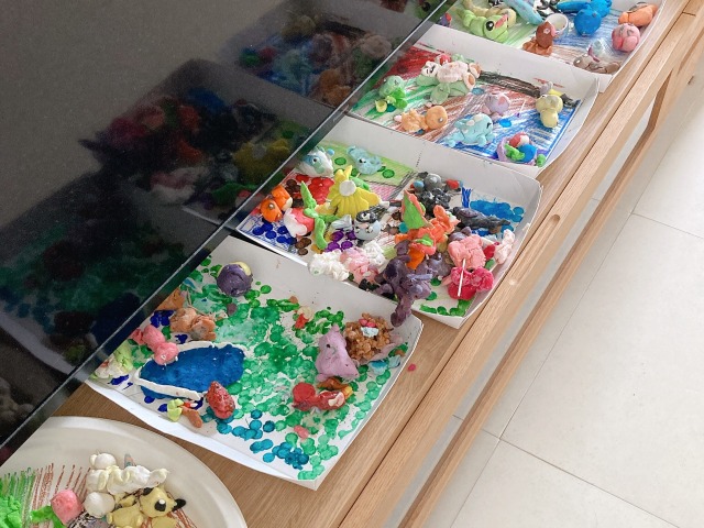 粘土の作品