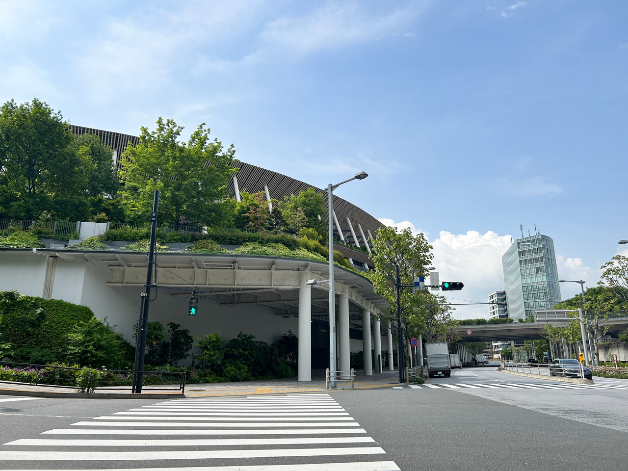 国立競技場周辺の散歩道