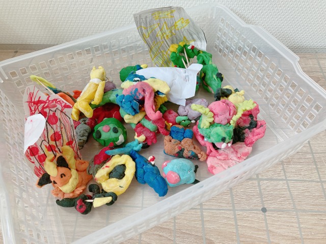 粘土の作品