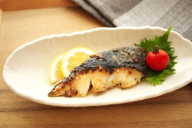 たらの塩麴みそ漬け焼き