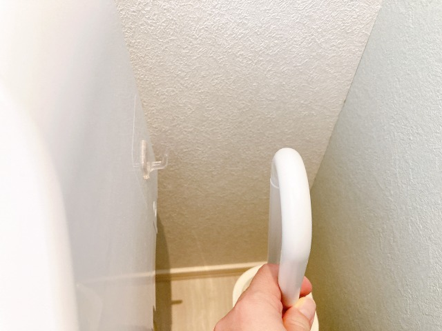 フックで収納
