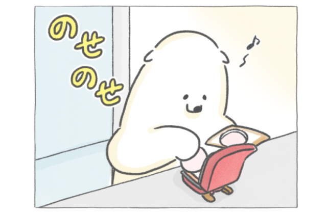 【四コマ漫画】とろ〜りチーズで朝から笑顔♪クマシローのごきげんホットサンド