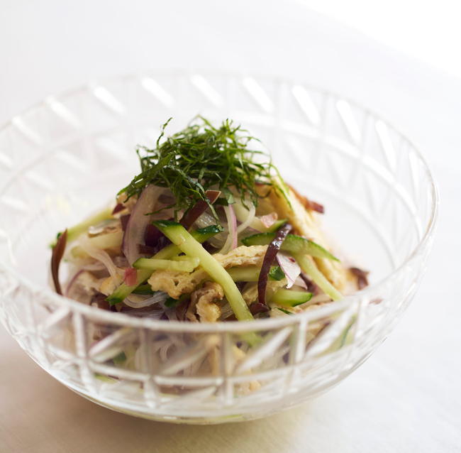 食欲がなくても食べられる♪梅風味でさっぱり「きゅうりと春雨のサラダ」レシピ