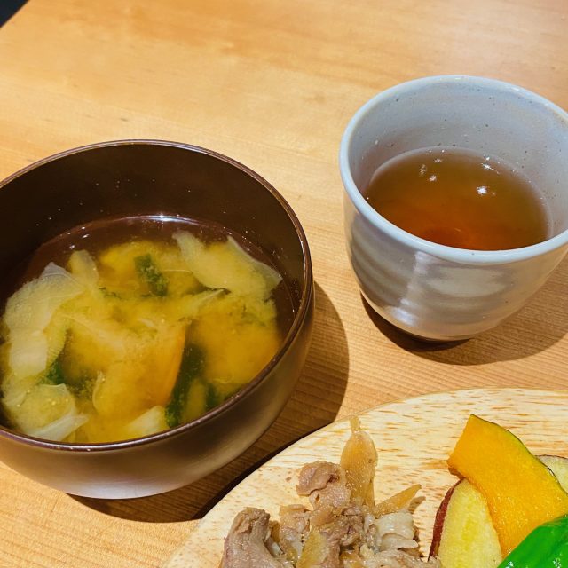 和レ和レ和 朝食 味噌汁