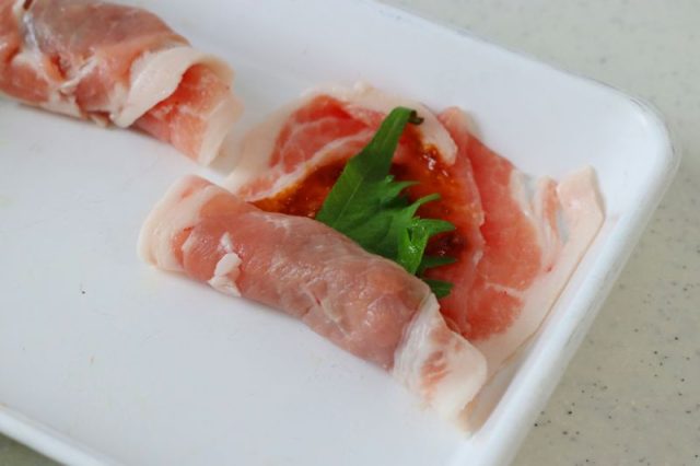 豚肉と大葉