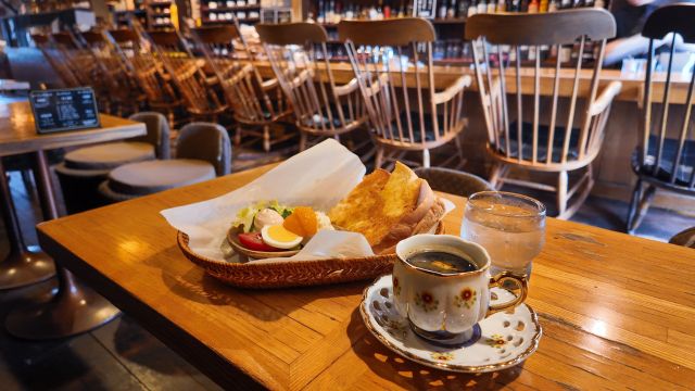 喫茶店のモーニング