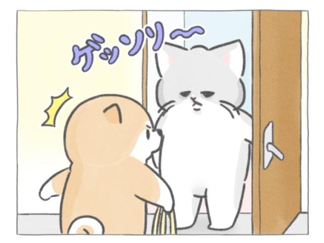 【四コマ漫画】食欲ゼロの朝に嬉しい！おしばが作った“朝ごはん”とは？