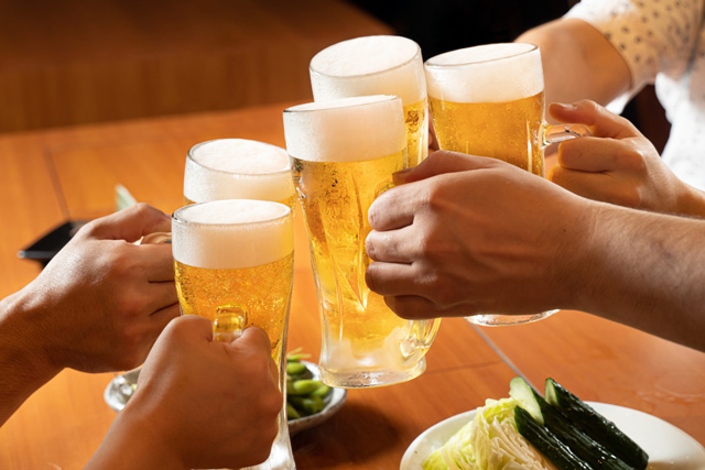 ビール 乾杯