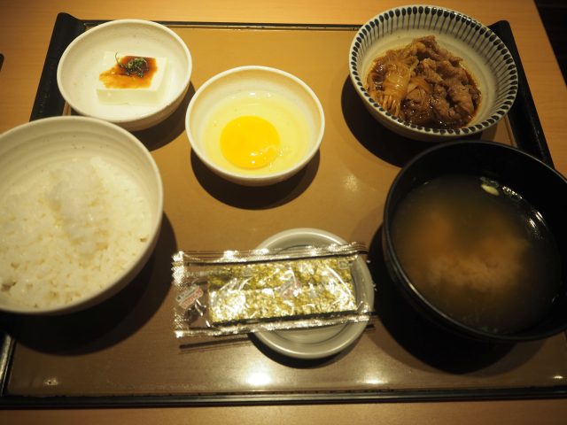 ミニすき焼き定食