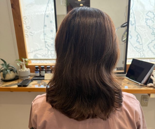 ヘアアレンジ後ろ姿