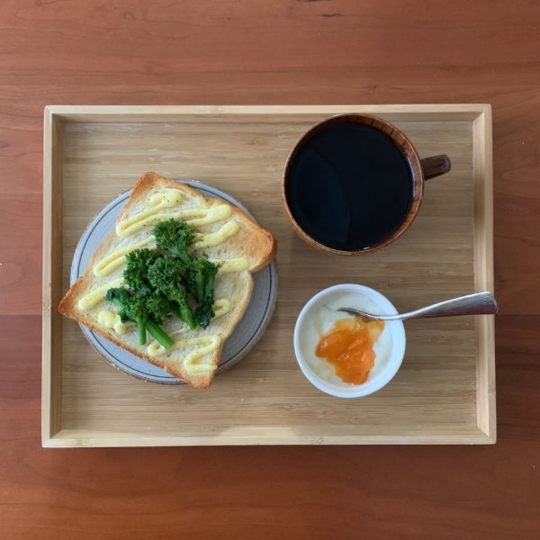 トーストの朝ごはん