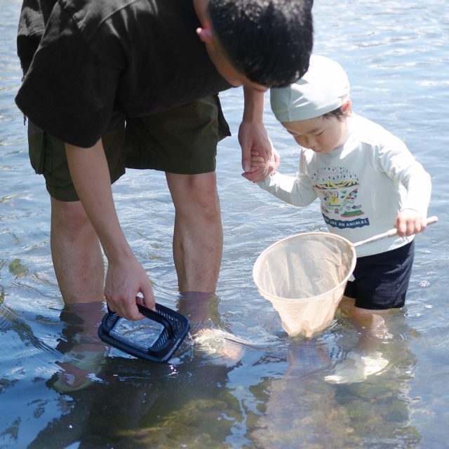 川遊び