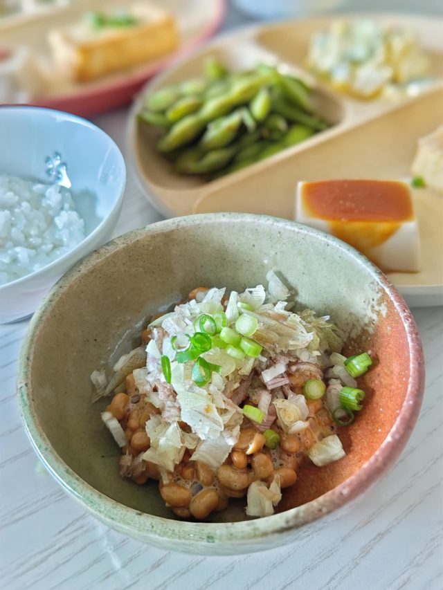 みょうが納豆