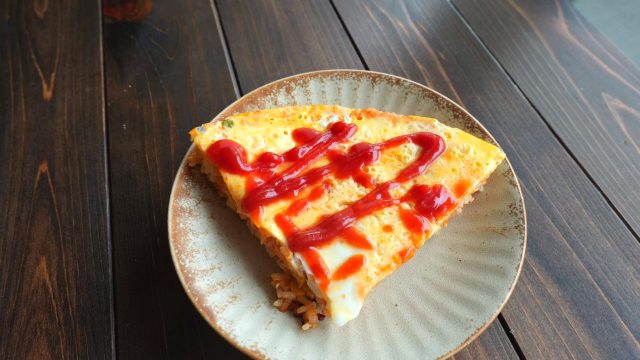 包まないオムライス