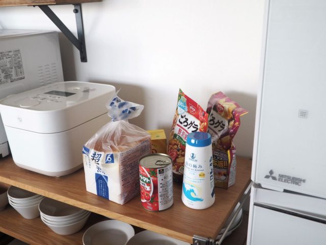 キッチンの棚
