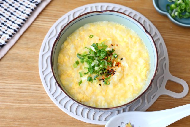 白だしチーズたまご雑炊