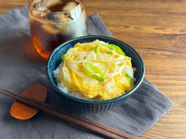 ねぎ塩卵のっけ丼