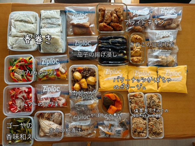 作り置きおかず