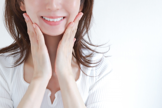 美肌の女性